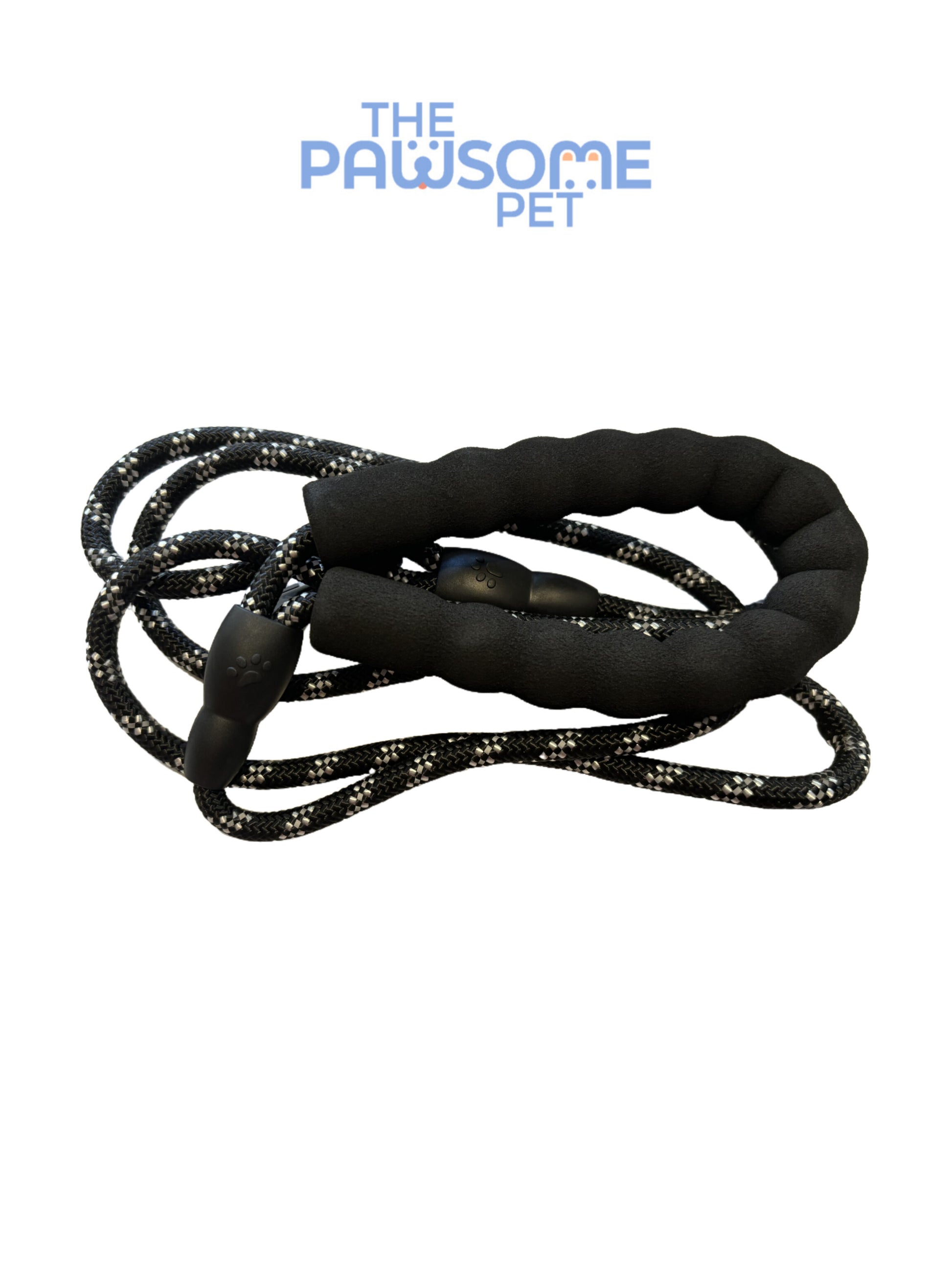 Reflective climbing rope leash black
