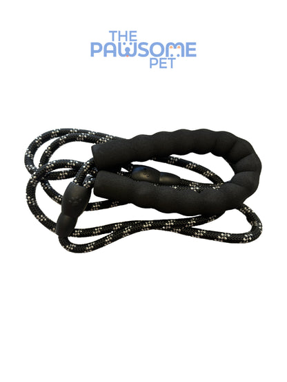 Reflective climbing rope leash black
