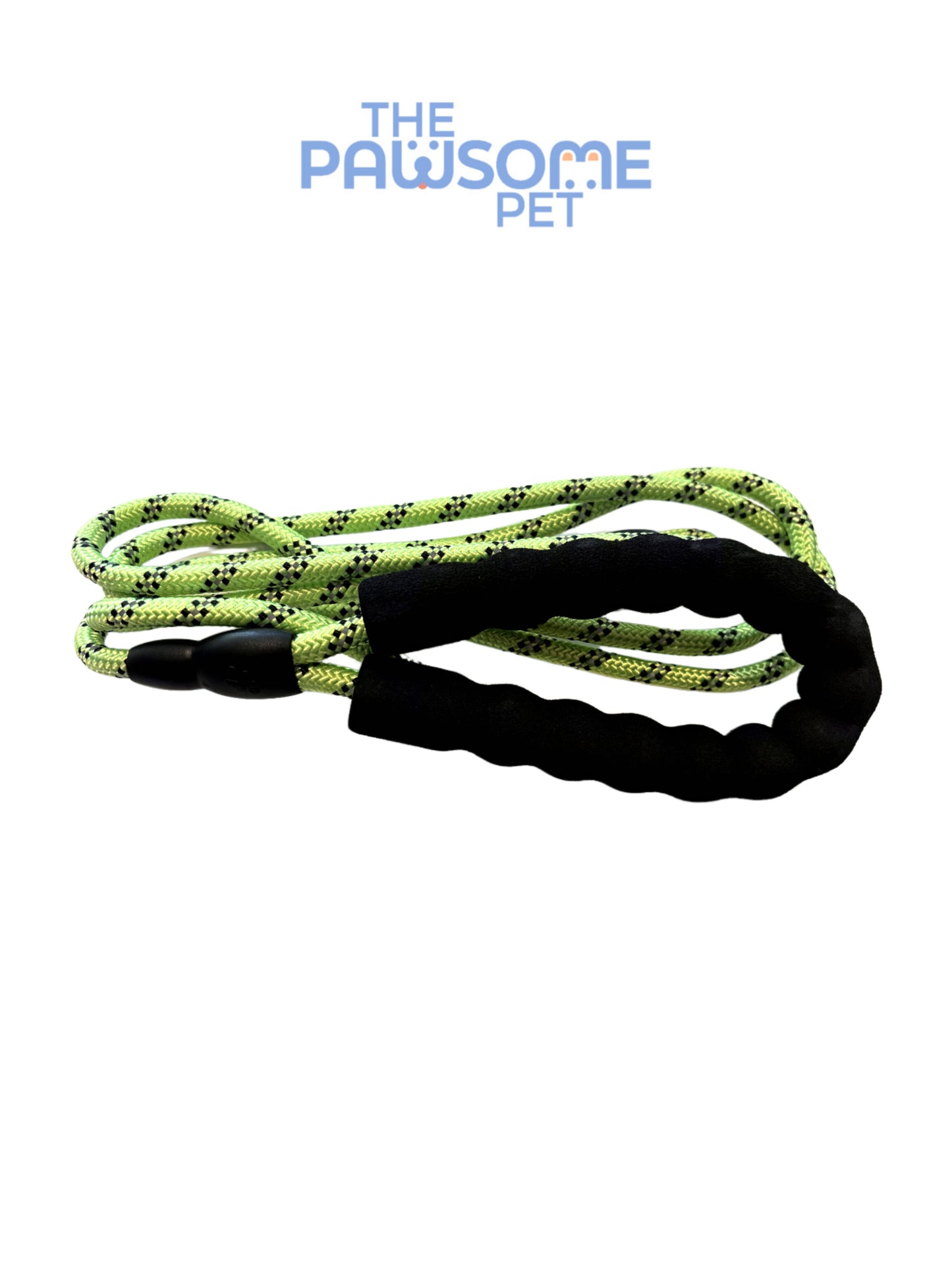 Reflective climbing rope leash green
