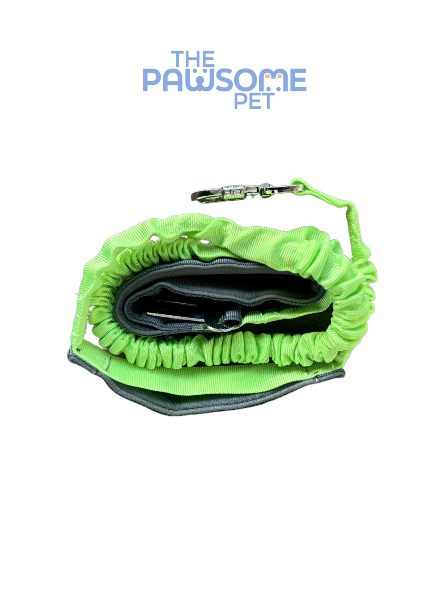 reflective leash car esat belt  green