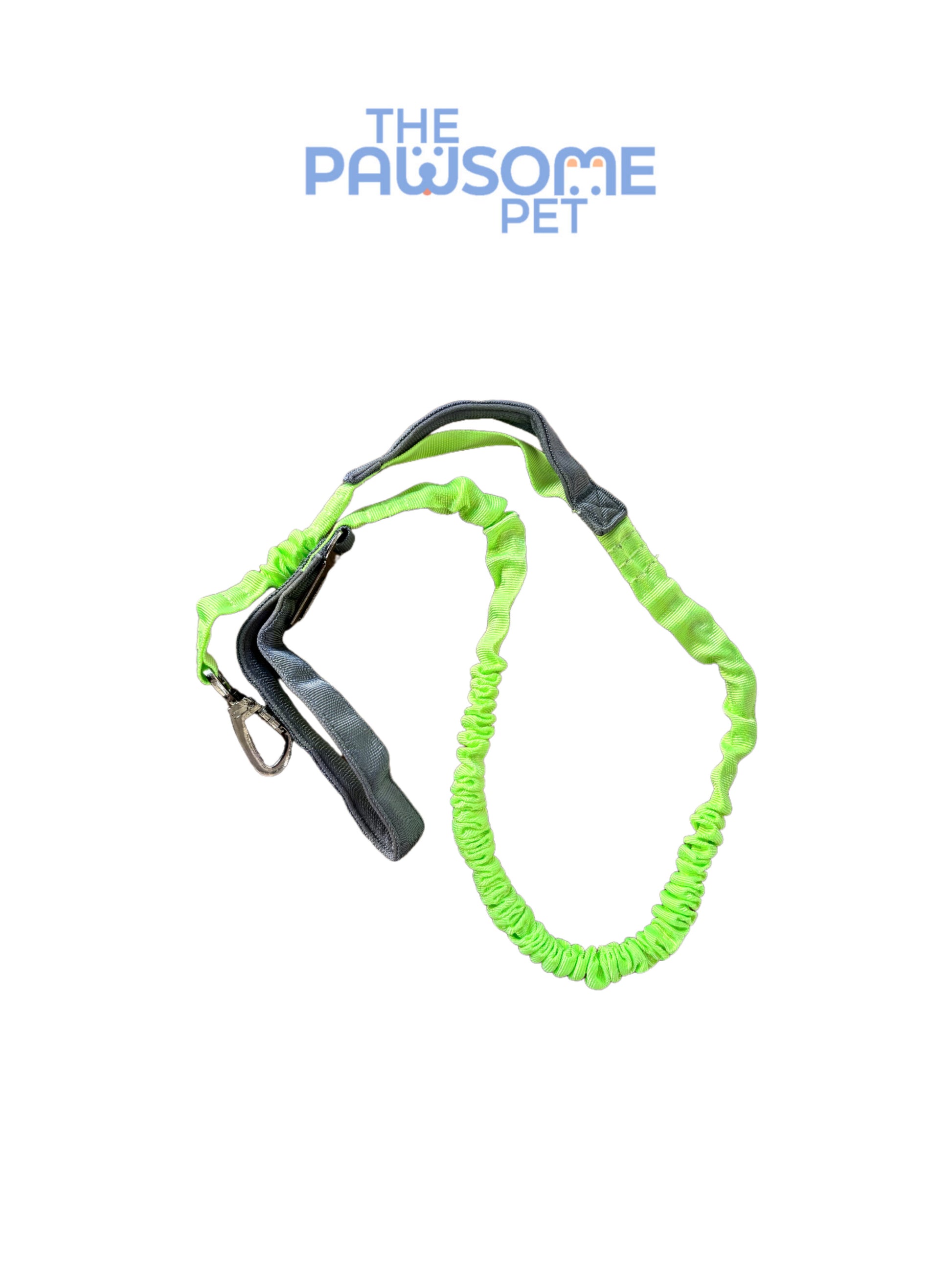reflective leash car esat belt green