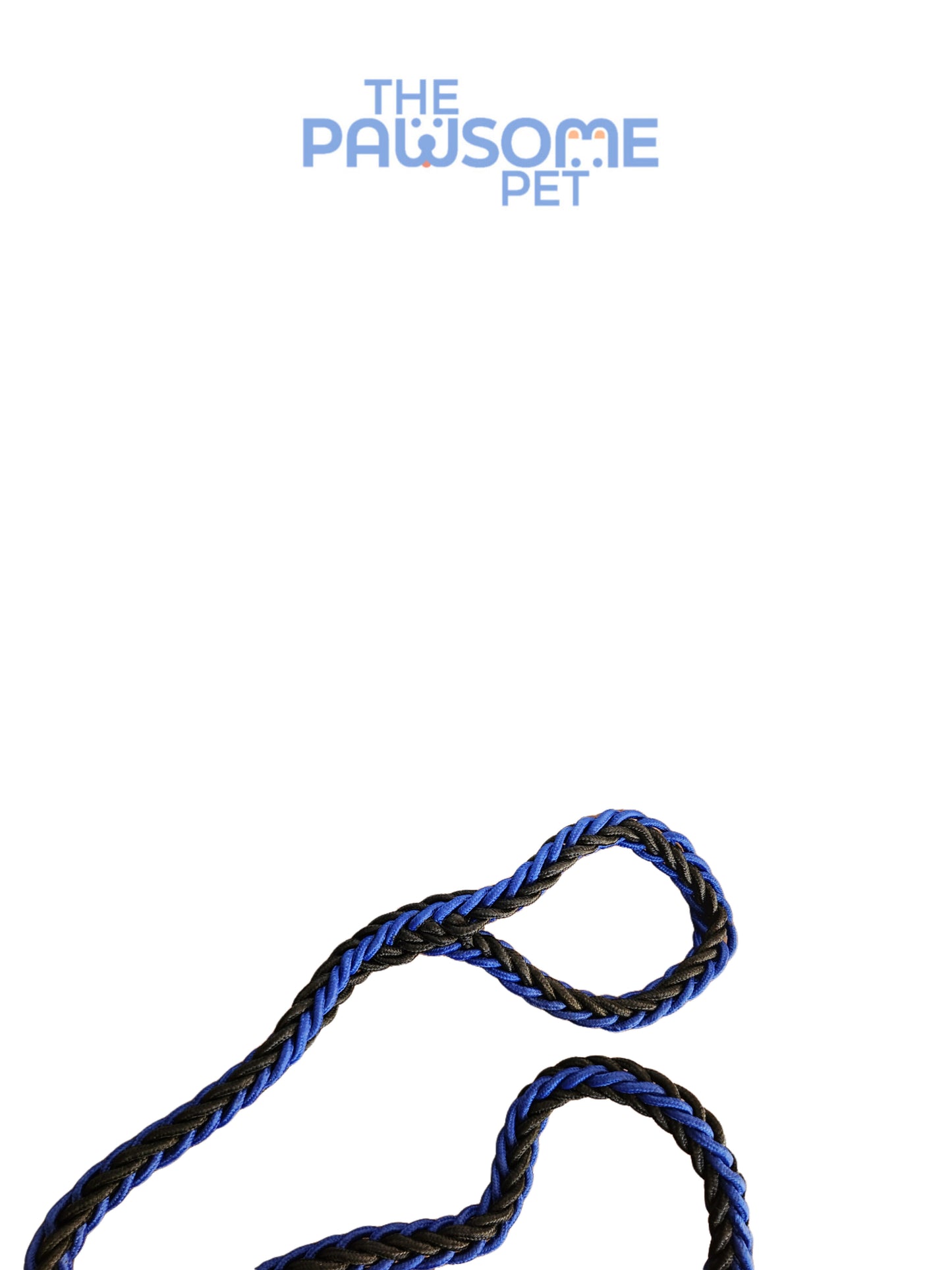 Pawsome's Adjustable Twisted Training Leash with Collar Loop