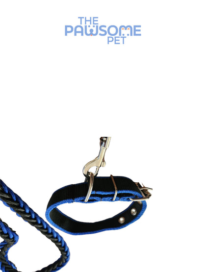 Pawsome's Adjustable Twisted Training Leash with Collar Loop