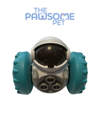 robot treat dispenser blue