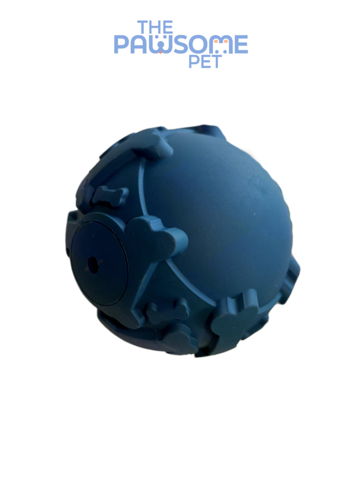 Rubber Squeaky Ball blue