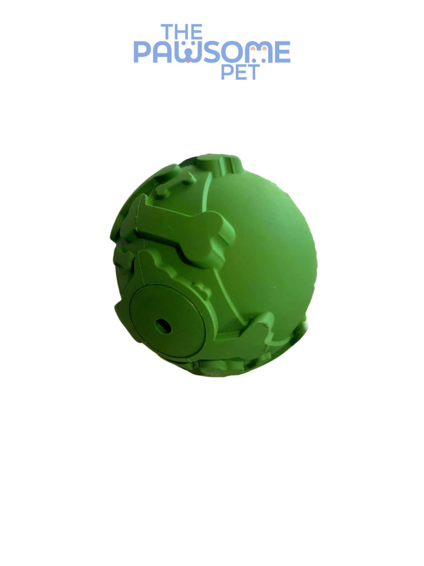 Rubber Squeaky Ball green