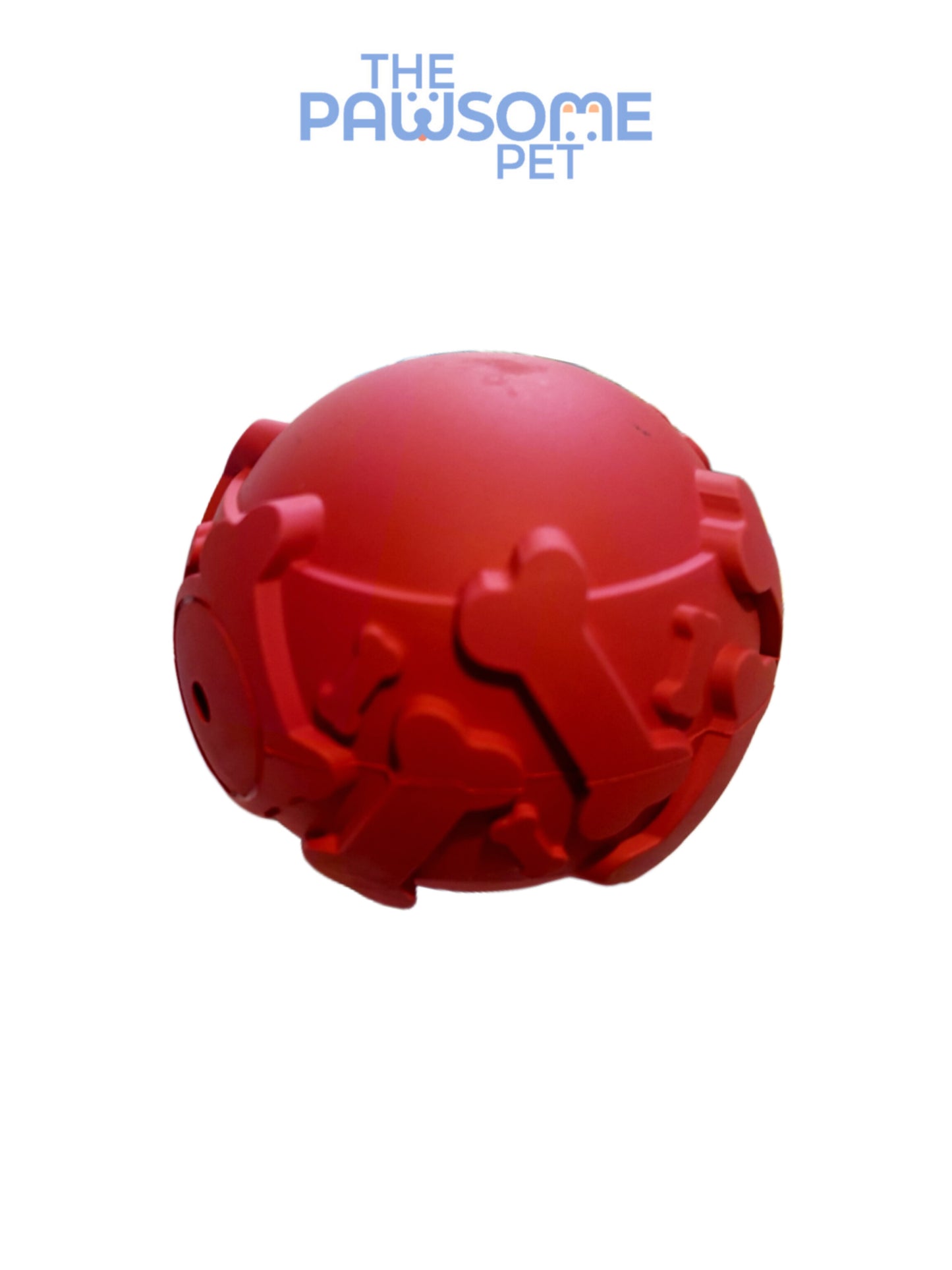 Rubber Squeaky Ball red