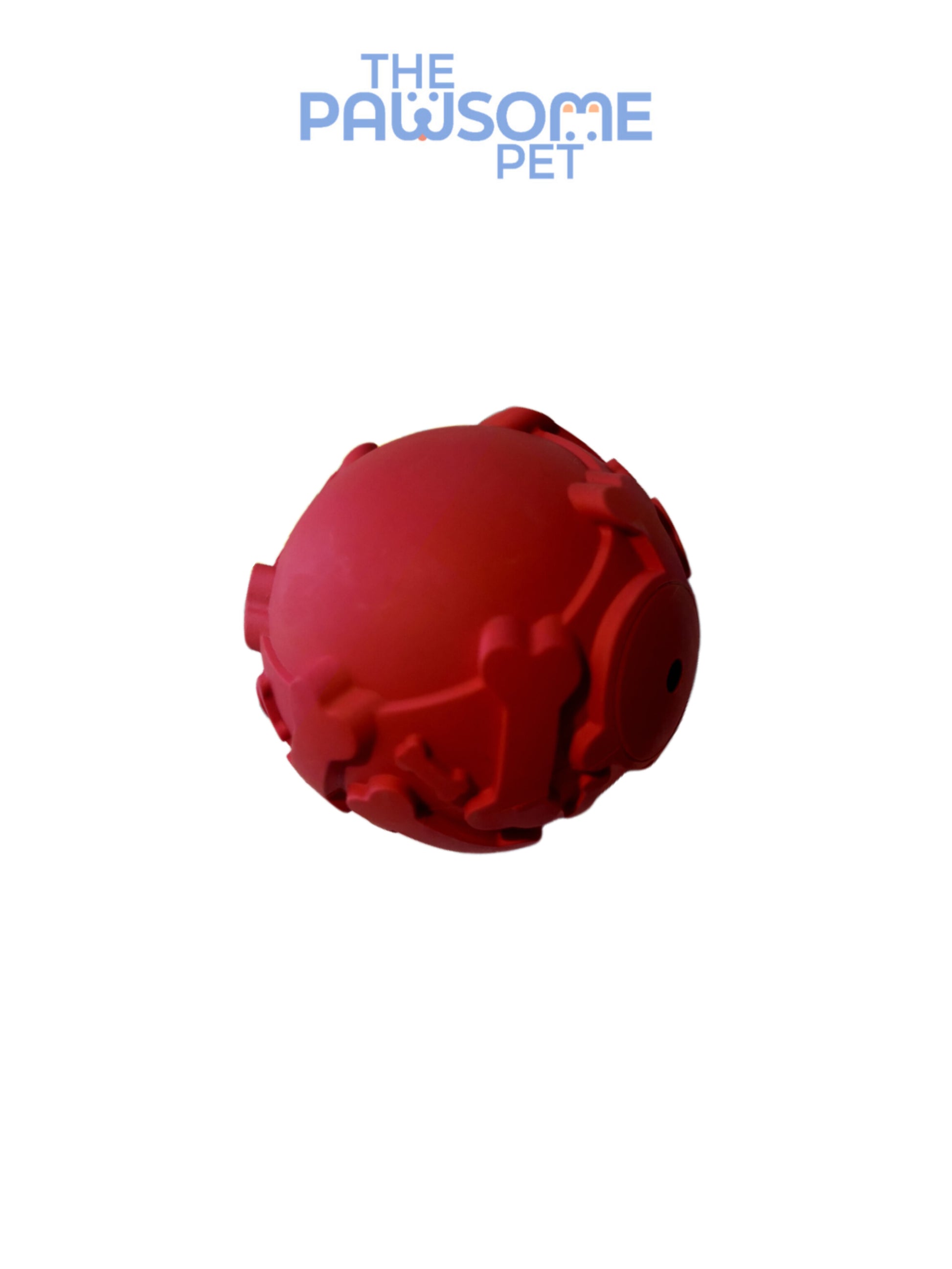 Rubber Squeaky Ball red