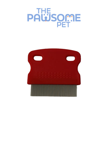short flea comb red