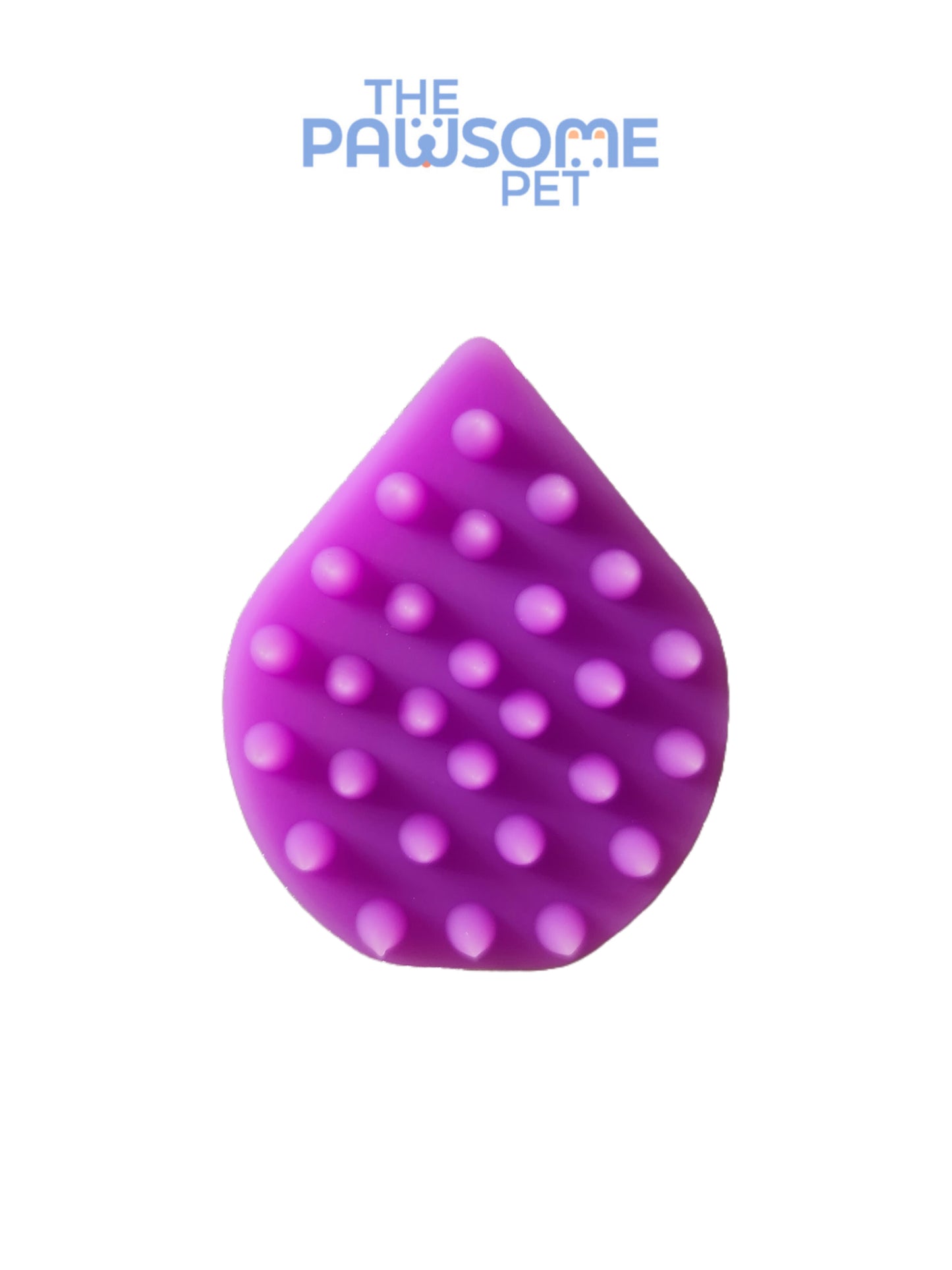 silicon bath brush purple