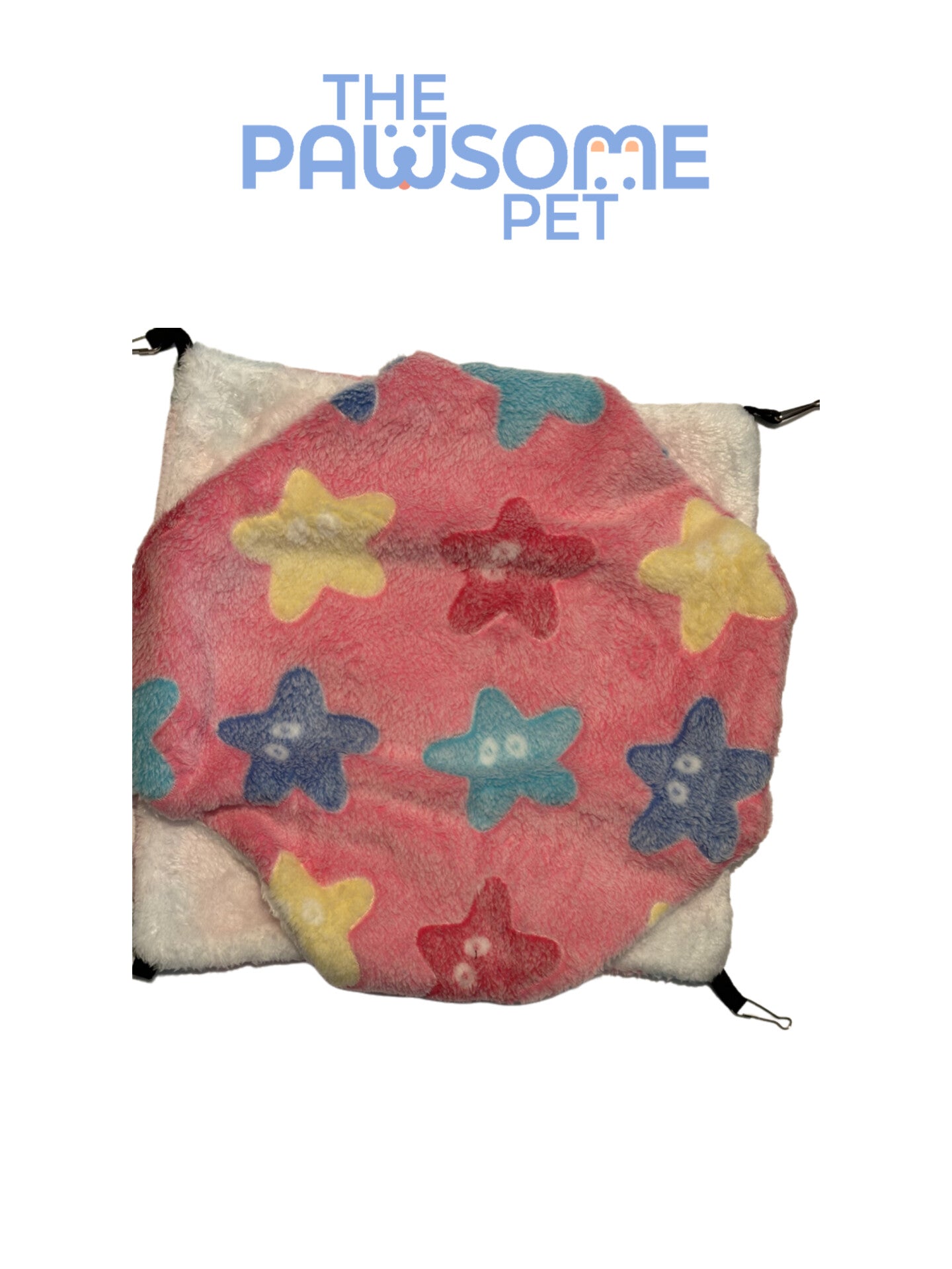 small pet hammock star pink