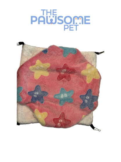 small pet hammock star pink