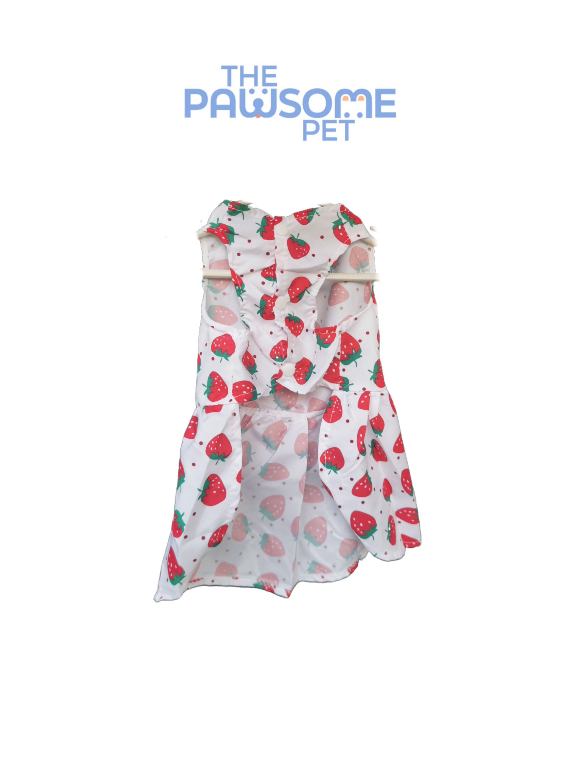 spring summer floral dress red back
