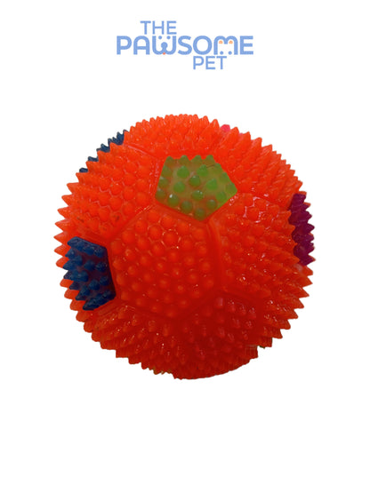 Squeaky Flashy Ball orange