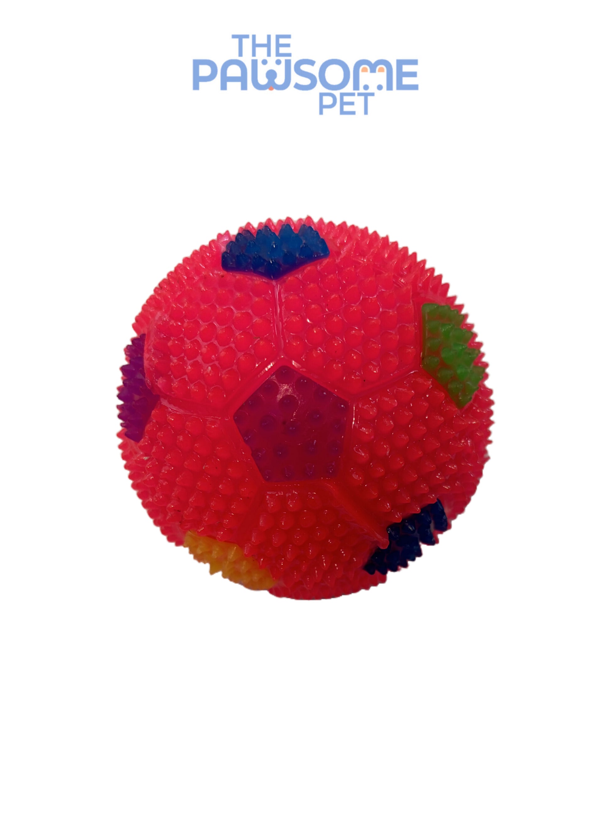 Squeaky Flashy Ball pink