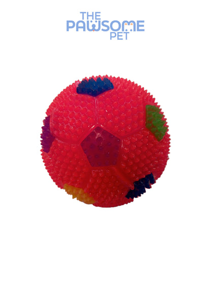 Squeaky Flashy Ball pink