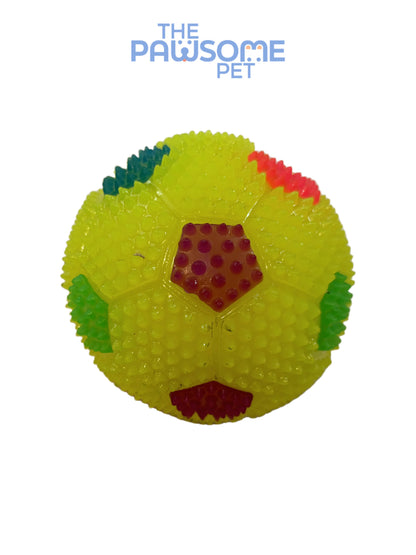 Squeaky Flashy Ball yellow