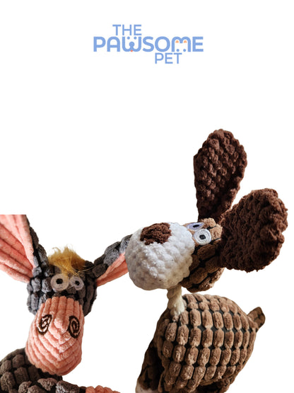 Pawsome's Plush Donkey Toy