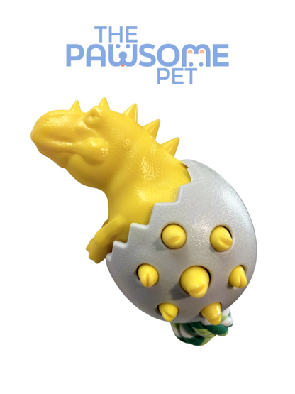 toothbrush dinosaur toy yellow