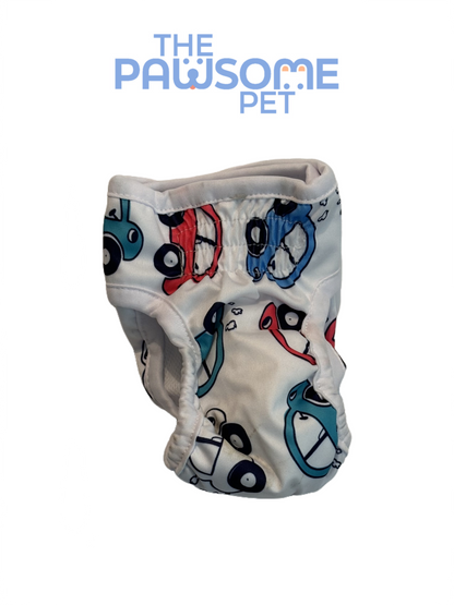 washable dog pants cars