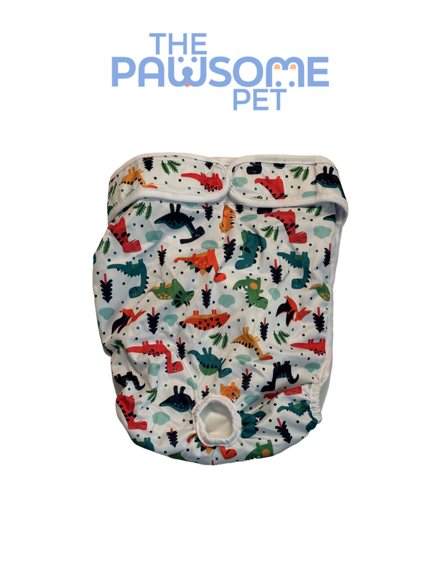 washable dog pants dinausor