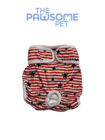 washable dog pants stars